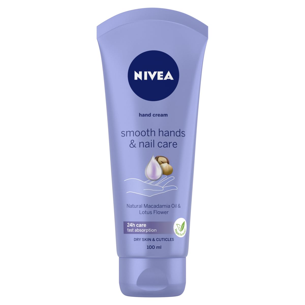 NIVEA Hand Cream Smooth Hands and Nail Protection 100 ml
