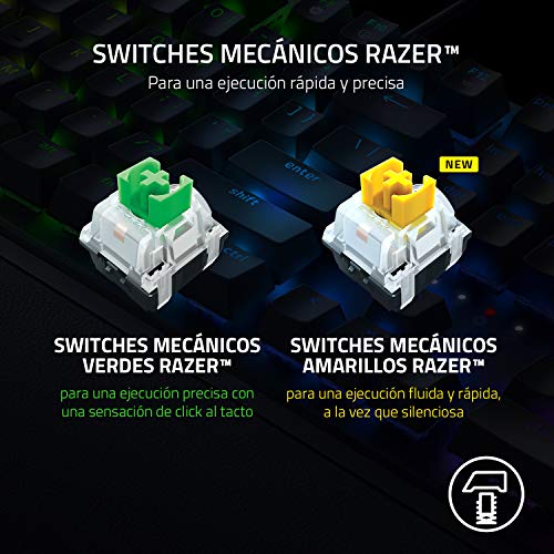 Razer-BlackWidow-V3-Teclado-mecanico-para-juegos-Premium-teclado-mecanico-con-interruptores-verdes-toque-y-clic-iluminacion-cromatica-RGB-teclas-multimedia-QWERTY-Teclado-Espanol-negro
