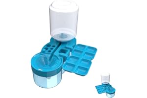 Multifunctional Paint Brush Cleaner Tool, Water Circulation Tool with Paint Tray, Paintbrush Cleaner Rinser with Drain and Br