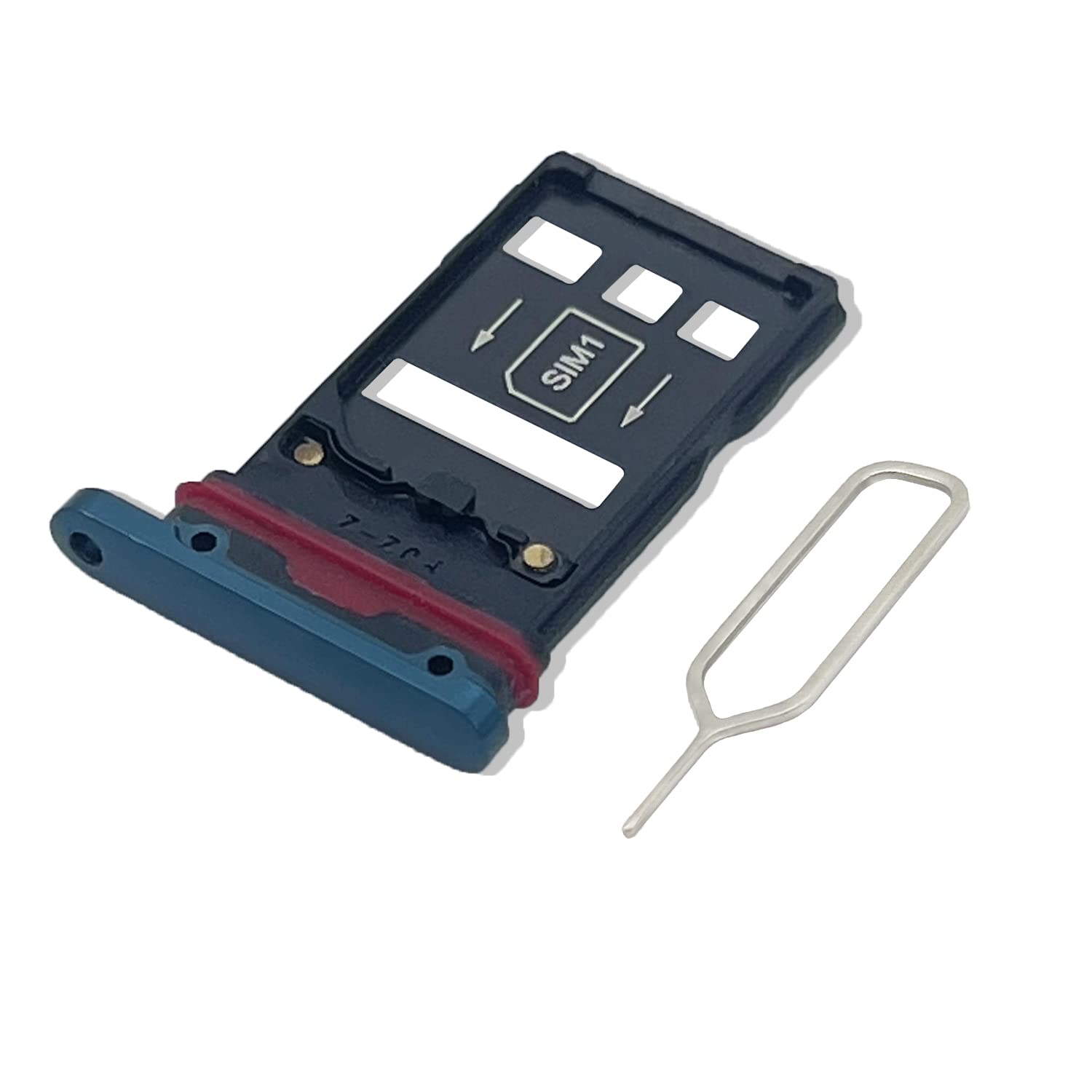 Eonpam Original DUAL SIM Card Slot Tray Holder Replacement for (Huawei Mate 20 Pro) Incl SIM Pin (Green)