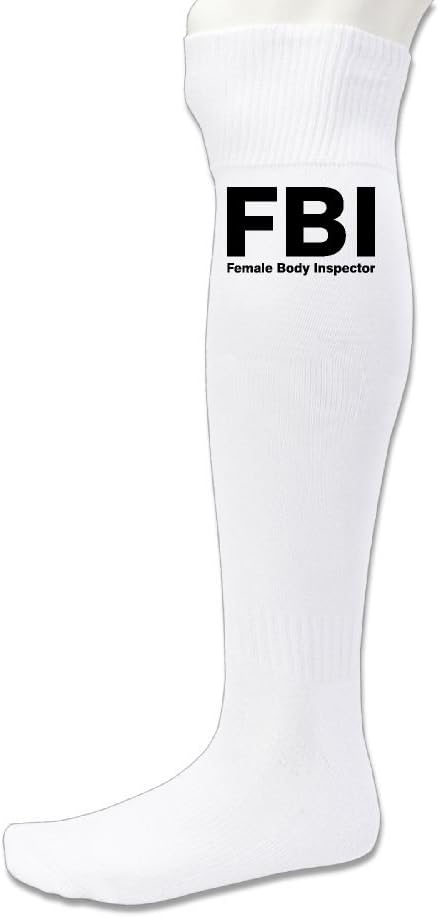 Football Socks Athletic Knee High Socks Casual Socks Soccer Socks - FBI Female Body Inspector