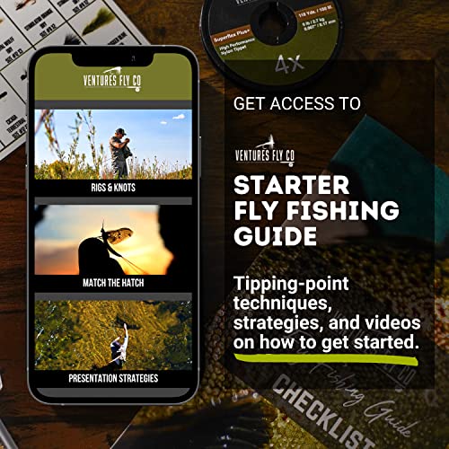 Ventures Fly Co. Toe Dipper Starter Package 20 Fly Fishing