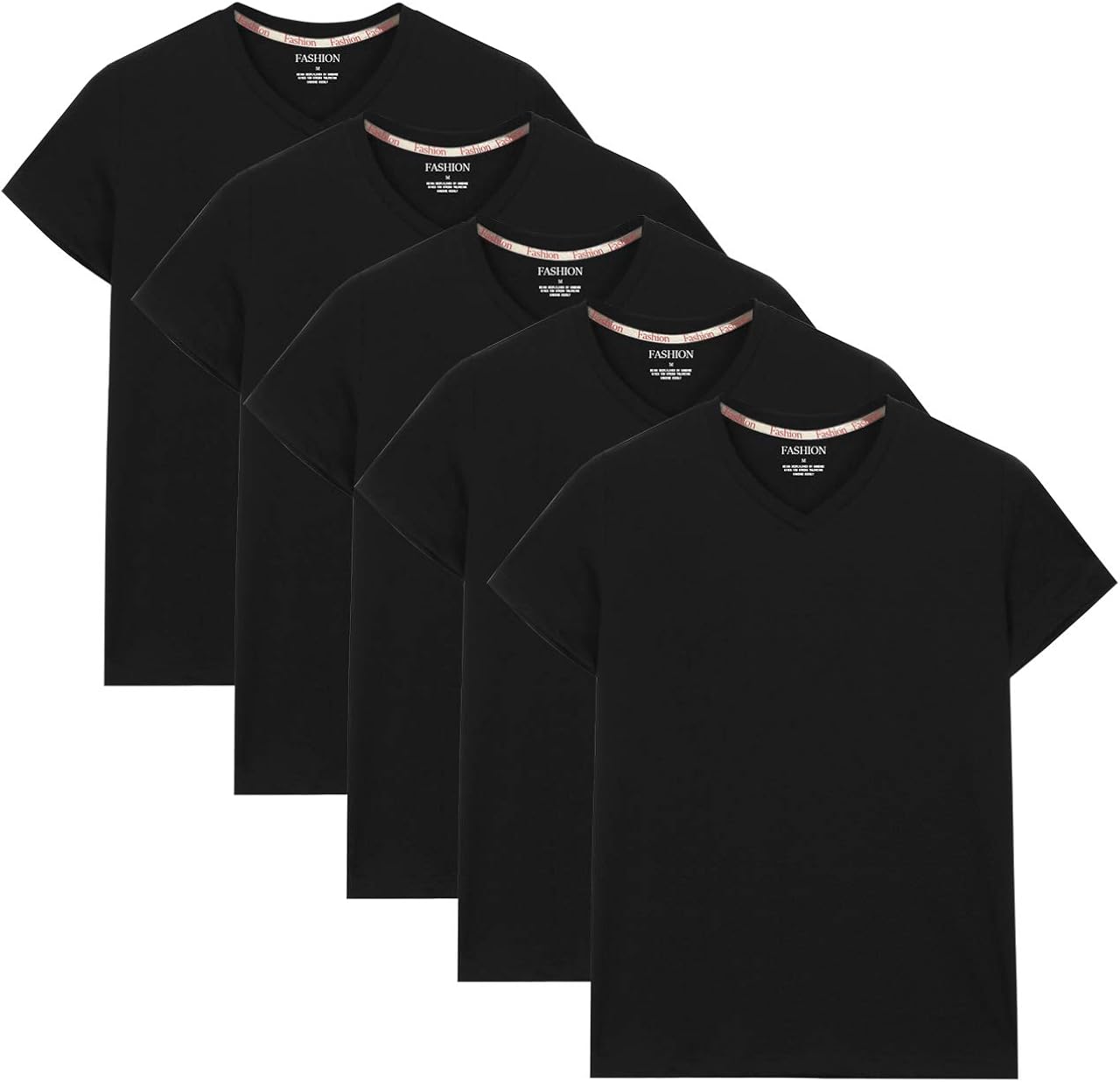 インナーシャツ メンズ 肌着 5枚組 綿100 半袖 Vネック Tシャツ 無地 防菌防臭 服 インナーシャツ 通販 Amazon