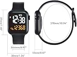 Tumnea Smart Watch Kids Fitness Tracker Electronic Square Touch Screen LED view 9