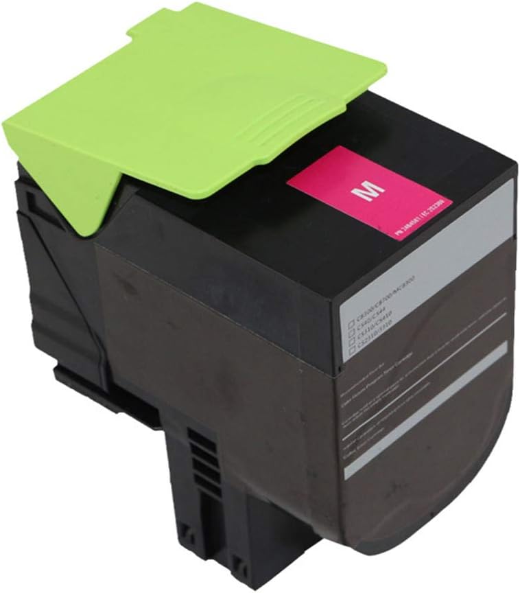 Compatible Toner Cartridges Replacement for LEXMARK CS317 71B20K0 71B20C0 71B20M0 71B20Y0 Toner Cartridge for LEXMARK CS317DN CXCS417DN CX417DE CS517DE CX517DE Toner,Magenta