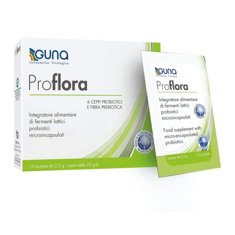 Guna Proflora Integratore Alimentare, 10 Bustine