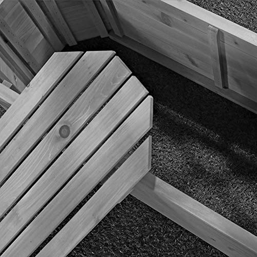 Melko Rankgitter mit Pflanzkasten 150 cm hoch Blumenkasten mit Rankhilfe aus Holz für Kletterplfanzen – Bild 4