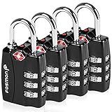 TSA Accepted Luggage Locks, Fosmon Open Alert