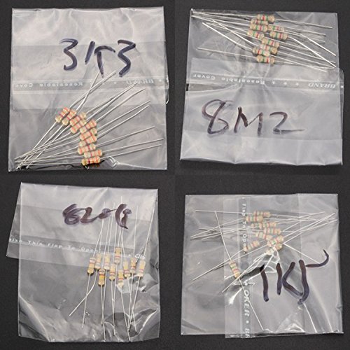 860Pcs 1/4 Watt Resistor 86 Kinds Of Different Resistance E-12 Series Assortment Kits
