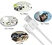 Mribo 4pcs 6FT 8Pin Lightning Cable Extra Long USB Cord Charging Cable for iPhone SE,6s, 6s Plus, 6plus, 6,5s 5c 5,iPad Mini, Air,iPad5,iPod on iOS9.(White).