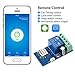 WiFi Relay Delay Switch Module Self-Lock Latching Mode Low Power Smart Home Remote Control DC 12V Compatible with iOS Andriod APP 2G/3G/4G Network