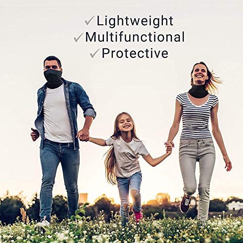 2Pcs Sun UV Protection Neck Gaiter Mask,Magic Face Scarf,Dust Bandana Balaclava