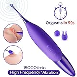 High Frequency Small Powerful G Spot Clit Vibrator Clitoral Vibrators for Women with Whirling Motion Quick Orgasm,Orlupo Personal Massager Vaginal Stimulator Toys, Adult Sex Toys for Women and Couples