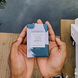Oars + Alps Peppermint Charcoal Bar Soap, Natural
