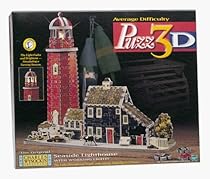 Puzz 3D Seaside Lighthouse with Working Light 349 Pieces
