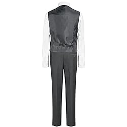 Marvelous World Boys' 5-Piece Formal Vest Suit