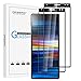 (2 Pack) Orzero Tempered Glass Screen Protector Compatible for Sony Xperia 10, 9 Hardness HD Anti-Scratch Anti-Fingerprint Bubble-Free (Lifetime Replacement)