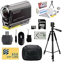 Sony HDR-AS30V HD POV Action Camcorder with 47stPhoto Must Have Accessory Kit Includes - 32GB High-Speed SDHC Card + Card Reader + NP-BX1 1400mAh Li-ion Battery + AC/DC Battery Charger + Hard Shell Carrying Case + Professional 60