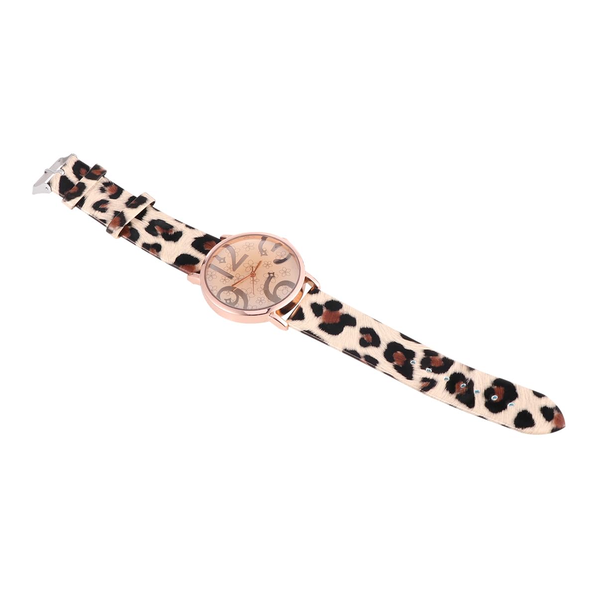 SAFIGLE Damenuhr Leopardenmuster：Damen Armbanduhr Uhr Damen Pu Leder Armbanduhr Mit Quarzwerk Und Ziffernblatt FüR Frauen Elegantes Design Perfektes FüR Besondere AnläSse