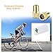 SUNIY Bike Presta Valve Adapter Adaptor Bicycle Tire Valve Converter Copper Valve for Road Bike Pump Accessories Cycling Tire Tools 4 Pcs+4Pcs Presta Valve Cap+4Pcs Schrader Valve Cap
