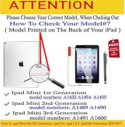 Ipad Case for ipad Mini 1st, 2nd, 3rd Generation