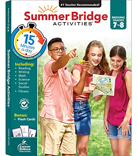 Summer Bridge Activities 7th to 8th Grade