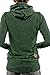 Lacostew Women's Solid Funnel Neck Hoodies Pullover Hooded Sweatshirt
