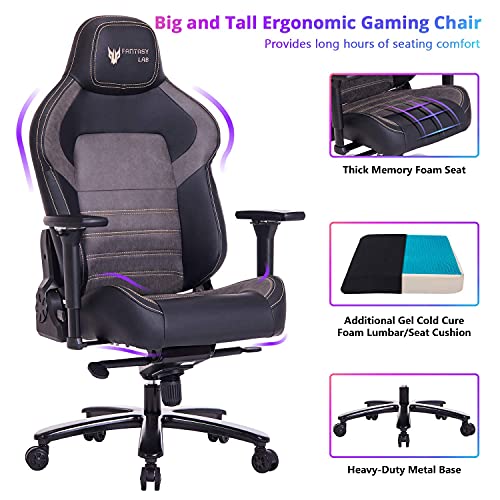 Fantasylab Big and Tall Gaming Chair for Big Guys, Gamer Chair Adults