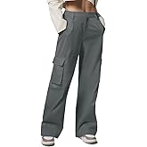 JEKAOYI Cargo Pants for Women Baggy Lightweight High Waisted Hiking Pants for Travel Casual