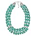 Silpada 'Drops of the Ocean' Natural Howlite Three-Strand Cord Necklace with Sterling Silver