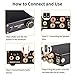 2 Channel Stereo Audio Amplifier Receiver,Ansten Home Stereo Amplifier Mini Hi-Fi Class D Integrated Amp for Home Speakers 50W x 2 with Volume Control TPA3116D2thumb 4