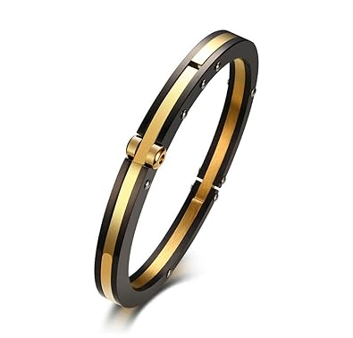 Amazon Aiks ジュエリー 人気 ブランド バングル メンズ ステンレス