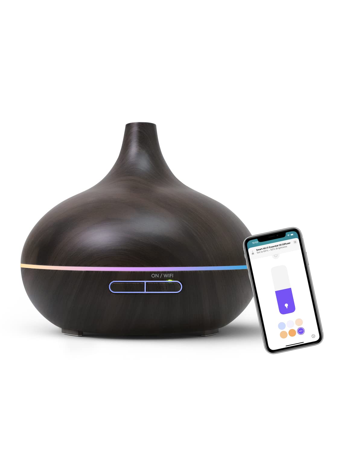Photo 1 of Meross Smart WiFi Essential Oil Diffuser Works with Apple HomeKit & Alexa, Ultrasonic Aromatherapy Diffuser & Mist Humidifier with Voice & APP Remote Control, Schedule & Timer, RGB Light