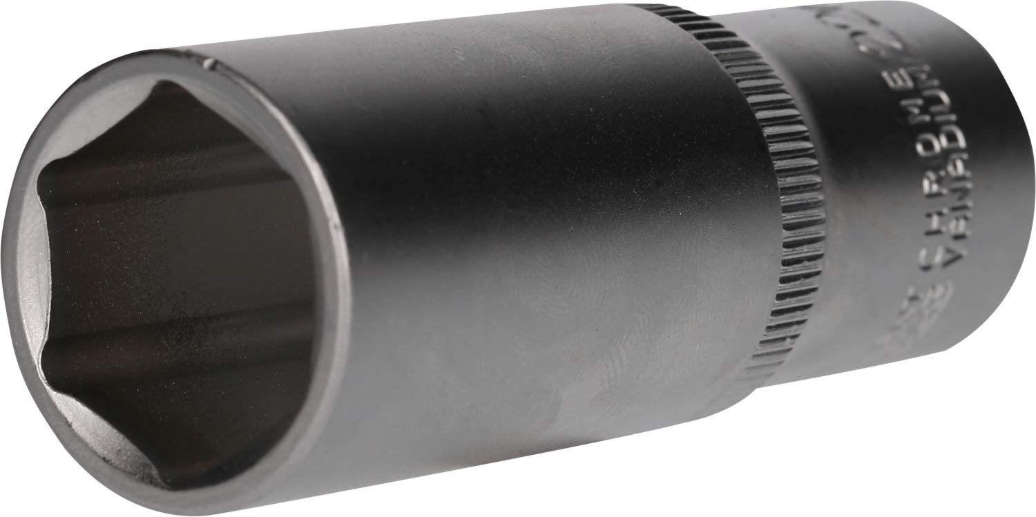 BRILLIANT TOOLS BT022830 1/2 Inch Socket Spanner Insert, Long, 77 mm, 22 mm [Powered by KS Tools]