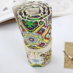 SIPLIV Canvas Roll-up Pencil Wrap, Travel Drawing