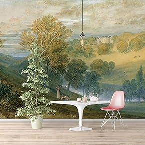 Wall Murals Self-Adhesive Removable The Dogana and San Giorgio Maggiore by Joseph Mallord William Turner Wallpaper Home Decoration for Living Room,Bedroom - 66x96 inches