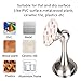 WHLIHUSU Magnetic Door Stops, Magnetic Door Stopper, NO Need to Drill, Premium Stainless Steel Door Catch Holder Tools with 3M Double Tapes for Home or Office, Silver