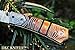 DKC Knives (121 5/18) DKC-136 Chief Damascus Steel Folding Pocket Knife 4.5