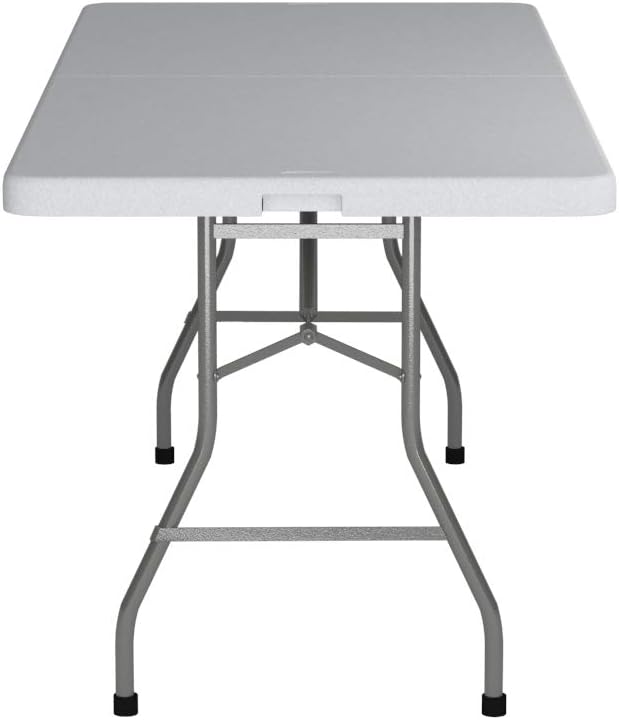 Office Star Resin Multipurpose Rectangle Table, 6-Feet, Center Folding : Kitchen & Dining
