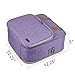 LUXJA Carrying Case Compatible with Cricut Easy Press (9 inches x 9 inches), Tote Bag Compatible with Cricut Easy Press and Supplies (Bag Only, Patent Design), Purple