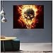 XUBX 5D Diamond Painting Kits for Adults,35x45cm Full Drill Embroidery Kit Arts Craft Paint with Diamond Home Décor Wall Decoration (Black red)