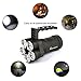 GiareBeam LED Flashlight 5X CREE XM-L T6 6000 Lumens Super Bright Waterproof 5 Modes Spotlight Searchlight Torch for Home and Outdoor Activities