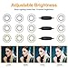 Selfie Ring Light with Cell Phone Holder Stand Live Stream Makeup, OldShark Circle Lights LED Lighting 360 Rotating Flexible Arms YouTube Video Vlogging 3-Light Mode 10-Level Brightness