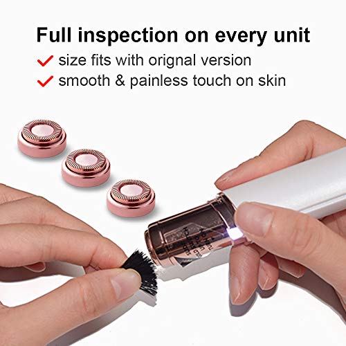 tuokiy facial Hair remover replacement heads for Flawless Finishing Touch facial Hair removal