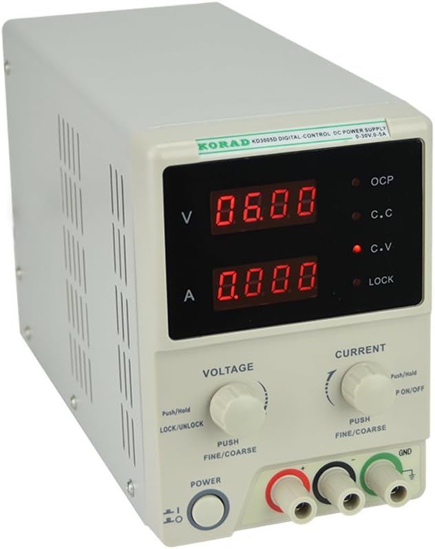 KORAD KD3005D - Precision Variable Adjustable 30V, 5A DC Linear Power Supply Digital Regulated Lab Grade… - Image 4