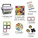 Magnawow 54-Piece 3D Magnetic Tile Building Blocks - Storage Box Included - Durable Magnet Shapes - Educational Construction STEM Toy For Ages 3+