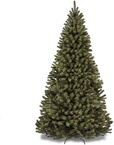 7.5FT Premium Spruce Hinged Artificial Christmas Tree Solid Metal Legs Stand 1346 Tips Indoor Home Office Apartment Holiday Season Christmas Décor Fresh Look Festive Atmosphere Flame Retardant