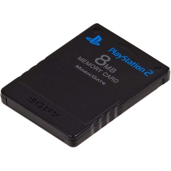 Amazon.com: PlayStation 2 8MB Memory Card (Black) : Video Games