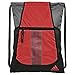adidas Unisex Alliance Sackpack (12L) Lightweight Athletic Small Drawstring Team Sports Workout Bag, Scarlet/Onix/Black, One Size
