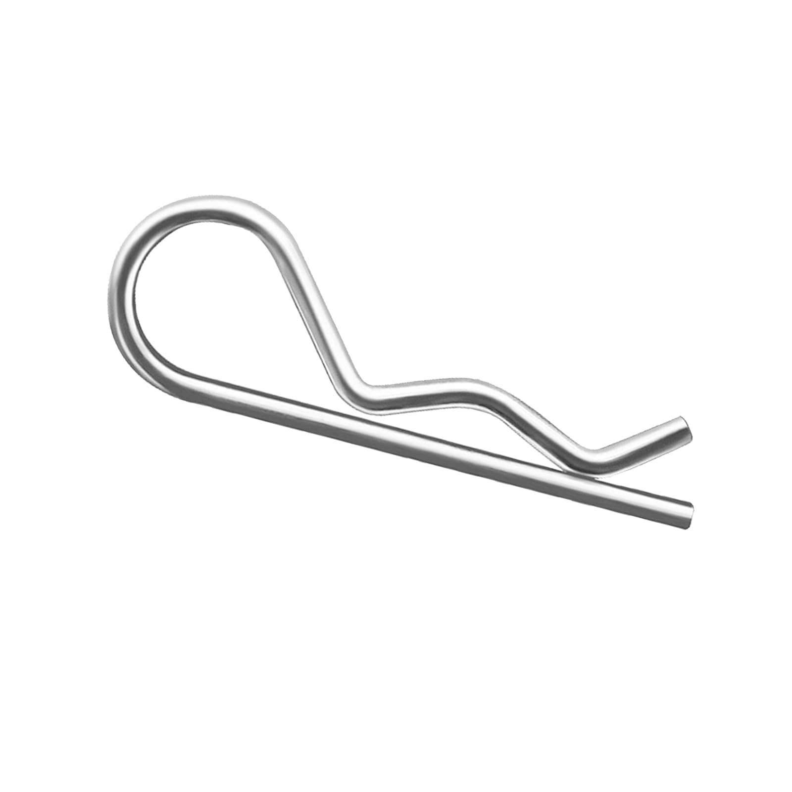 100 Pcs Stainless Steel Cotter Pins, R Clips Split Pins for Automotive, Machinery, Construction,1.5*30 mm